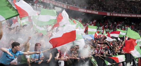 Foto: VIDEO: WTF! Deze Feyenoord-fan heeft wel héél veel lef…