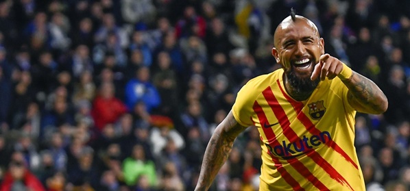 Foto: VIDEO: Vidal knalt Barcelona naar 0-1 voorsprong