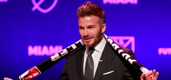 Foto: ‘Beckham aast op Manchester United’