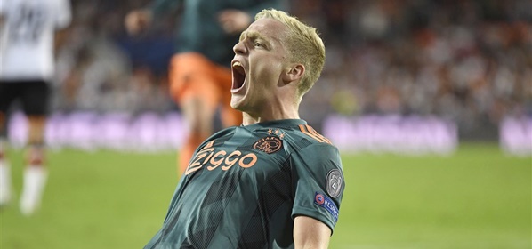 Foto: Ajax slaat met vuist op tafel over Donny van de Beek