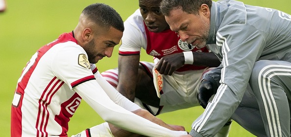 Foto: Grote paniek om blessure Ziyech: ‘Geen goed teken’
