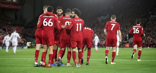 Foto: Salah en Mané bezorgen Liverpool negentiende competitiezege