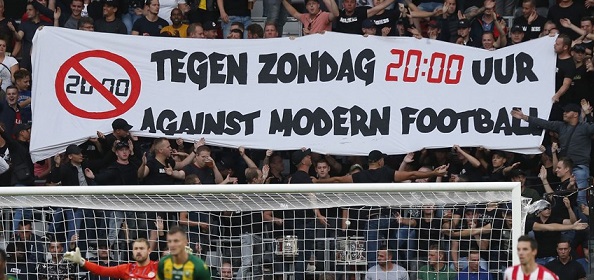 Foto: Fans komen massaal in opstand tegen Eredivisie-actie