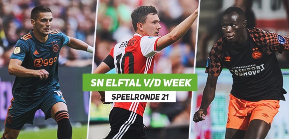 Foto: SN Elftal van de Week: Eén speler uit zwakke Topper, nieuwe Feyenoord-held
