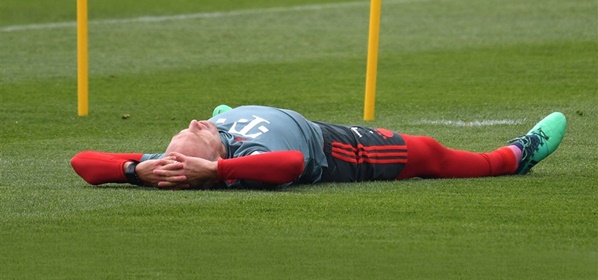 Foto: Arjen Robben doet mee aan cybertraining Bayern München