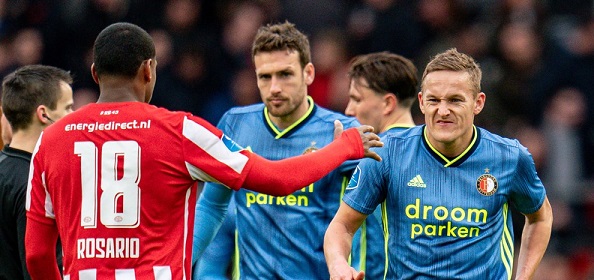 Foto: Dreun voor Feyenoord richting PSV-uit