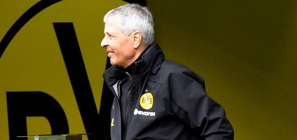 Foto: ? Pijnlijk grappig: Dortmund-coach blesseert zich bij vieren bevrijdende goal