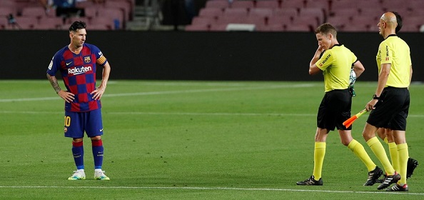 Foto: Jubileumtreffer Messi niet voldoende in Spaanse topper