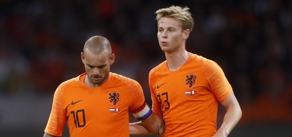 Foto: Sneijder vol lof over zijn ‘natuurlijke Oranje-opvolger: “Gecharmeerd van hem”