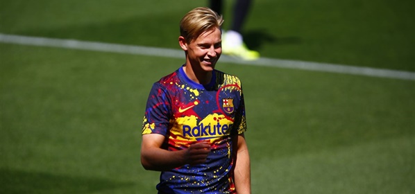 Foto: Frenkie de Jong geeft rapportcijfer voor eigen debuutjaar bij Barça