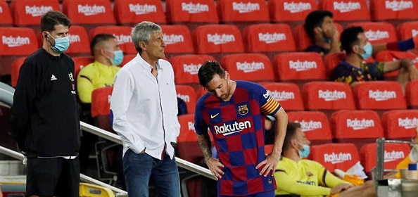 Foto: Setién steunt Messi na uithaal: “Nee, ik voel me niet aangevallen”