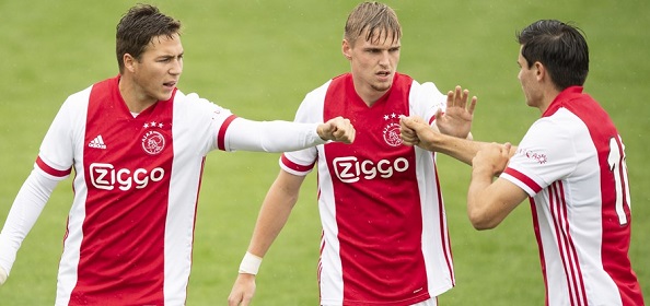Foto: ? Ajax pakt alweer vroege voorsprong: gelegenheids-aanvoerder scoort