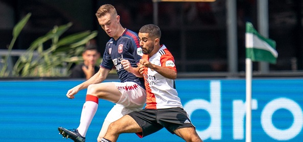 Foto: Feyenoord valt zwaar tegen in oefenduel met Twente