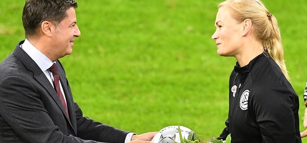 Foto: Vrouwelijke scheidsrechter neemt afscheid na Duitse Super Cup-finale