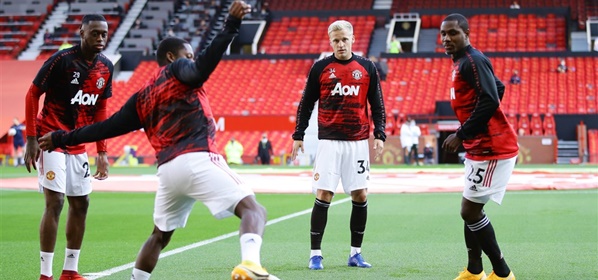 Foto: Debuutgoal Van de Beek kan Manchester United niet redden