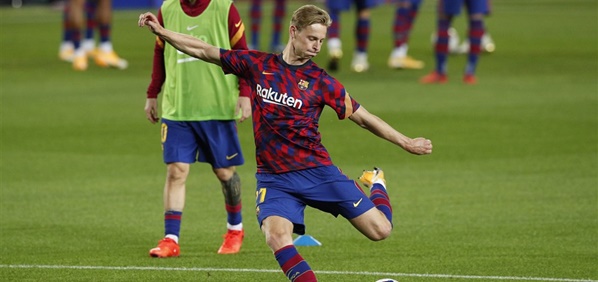 Foto: Barcelona-fans bijna unaniem over Frenkie de Jong