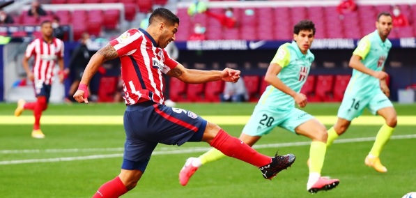 Foto: Basisdebutant Suárez kan puntenverlies flets Atlético niet voorkomen