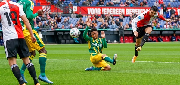 Foto: Verbazing bij kijkers Feyenoord-ADO: ‘Beschamend’
