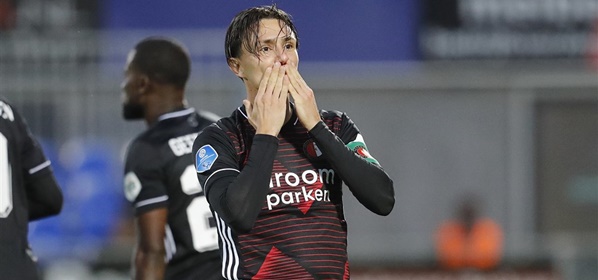 Foto: Feyenoord-fans trekken bizarre conclusie uit blessure Berghuis