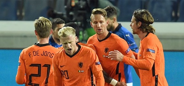 Foto: Eindelijk scoort Van de Beek voor Oranje: ‘Ik dacht: ik haal gewoon vol uit’