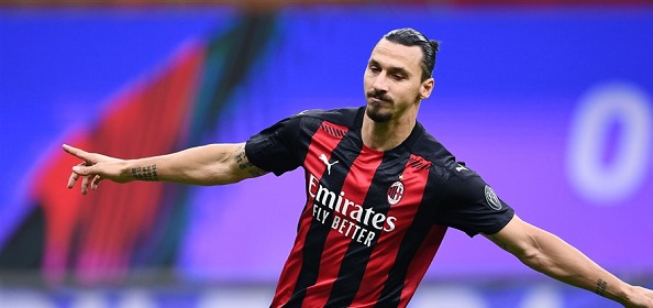 Foto: ‘AC Milan aast dankzij Zlatan op twee Ajacieden’