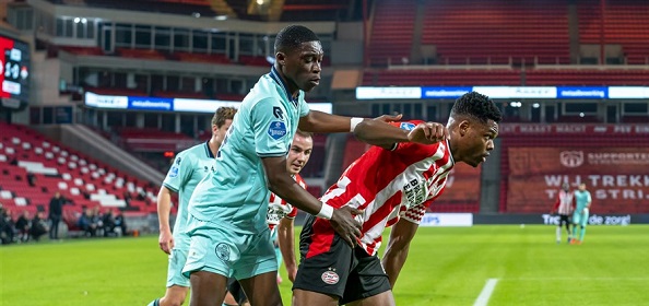 Foto: Kijkers PSV-Willem II doen beroep op KNVB na ‘aanslag’