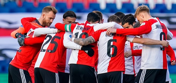 Foto: ‘Feyenoorders vertrouwen eigen teamgenoot niet’