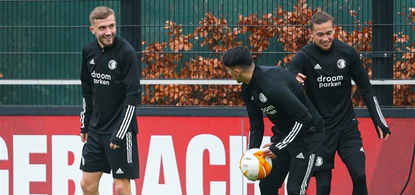 Foto: ‘Feyenoord-nieuweling Baldé wekt verbazing op training’
