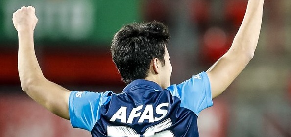 Foto: Sugawara verrast AZ-spelers: “Ze verklaarden mij voor gek”