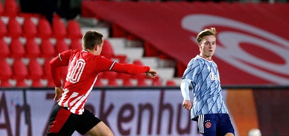 Foto: Ajax-talenten winnen bezoek aan Jong PSV