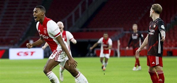 Foto: Een paar centimeter weerhoudt Feyenoord van stunt in Klassieker
