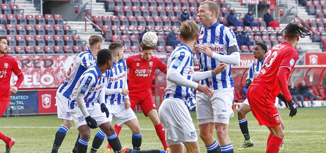Foto: FC Twente en sc Heerenveen delen punten in onderling duel