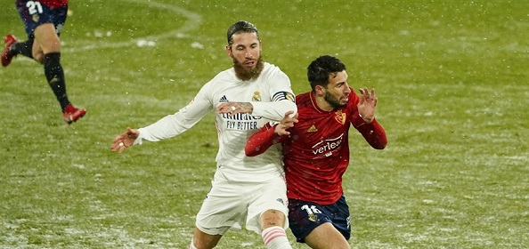 Foto: Real Madrid blijft steken op 0-0 in ijskoud Pamplona