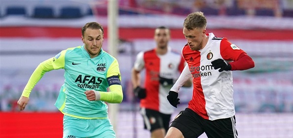 Foto: Kijkers Feyenoord-AZ begrijpen er níéts van: “Hoe de fuck?”