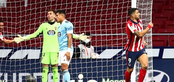 Foto: Dubbelslag Suárez niet voldoende voor Atlético