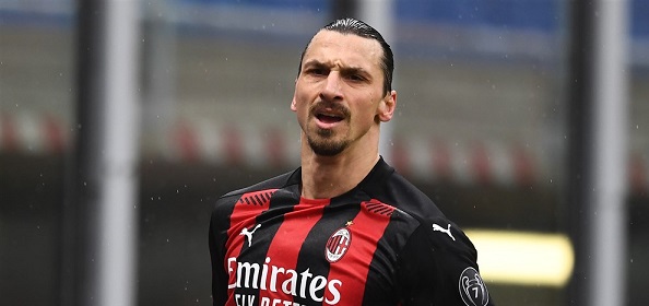 Foto: Milan wint ruim na jubileumgoal Zlatan, Leicester morst