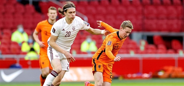 Foto: Bondscoach Letland baalt: ‘Hadden Oranje pijn kunnen doen’