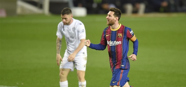 Foto: Messi oogst lof én kritiek voor Barca-meeting