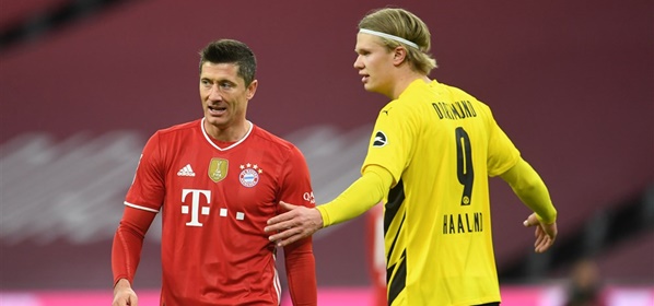 Foto: Haaland niet te spreken over Bayern: “Respectloos richting Lewandowski”