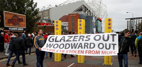 Foto: United-fans voeren actie tegen Glazer-familie