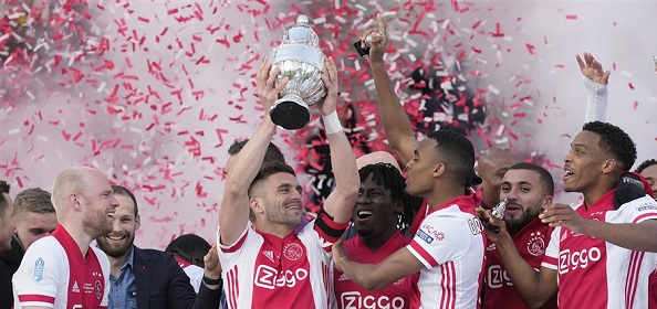 Foto: Dusan Tadic spreekt Ajax-wens uit na finale