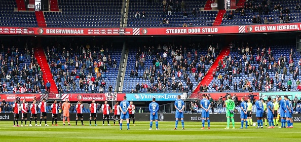 Foto: Eredivisie neemt één minuut stilte in acht na stadionramp Indonesië