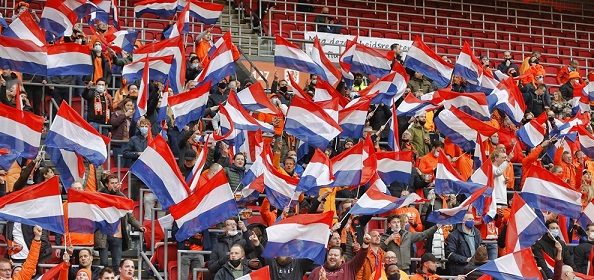 Foto: 7500 fans bij uitzwaaiwedstrijd Oranje tegen Georgië