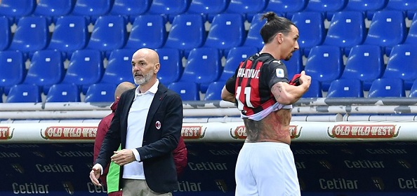 Foto: Milan-trainer onthult reden van rode kaart Zlatan