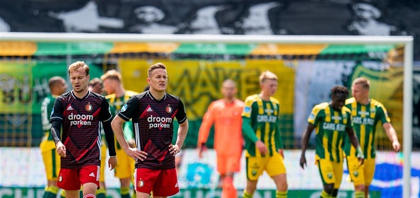 Foto: ‘Bizarre actie van Feyenoord-selectie’