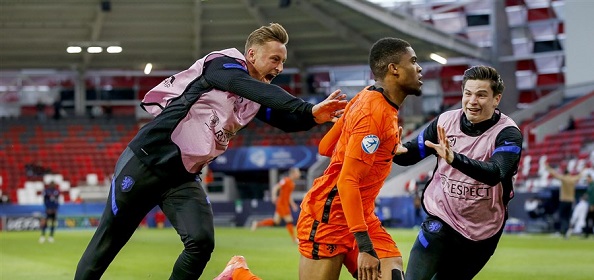 Foto: Prachtig affiche voor Jong Oranje in halve finale EK