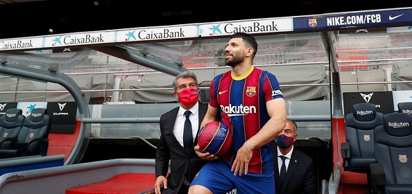 Foto: Barcelona schrijft Agüero in voor La Liga