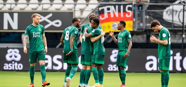 Foto: Feyenoord-fans zijn eigen ploeg spuugzat en trekken conclusie