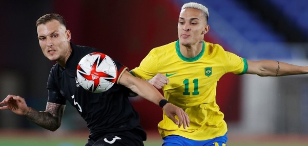 Foto: Brazilië verslaat Duitsland op Spelen dankzij hattrickhero en Ajacied