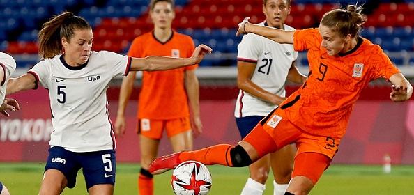 Foto: Oranje Leeuwinnen uitgeschakeld na strafschoppenreeks